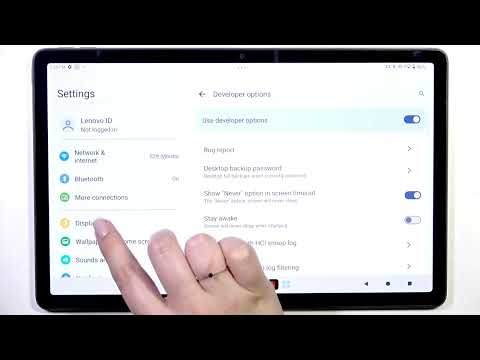 LENOVO Tab P11 Pro – Activate Never Screen Timeout