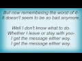 Ivy - I Get The Message Lyrics