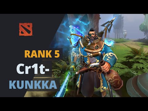 Cr1t- (Rank 5) plays Kunkka Dota 2 Full Game