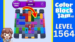 Solusi Level 1564 Color Block Jam