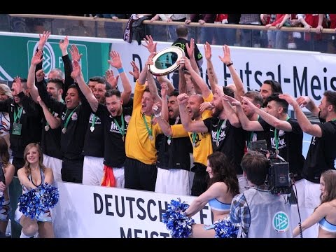 Holzpfosten Schwerte - Hamburg Panthers (DFB Futsal Meisterschaft 2015 - Finale)