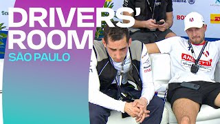 I got ****** in every direction here! | São Paulo E-Prix Drivers' Room