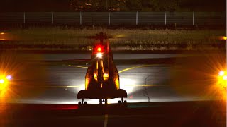 preview picture of video 'France Army - Aérospatiale SA-330B Puma night action at Albi-Le Séquestre airport [LBI/LFCI]'