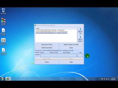 OGG AAC and MP3 Player Software