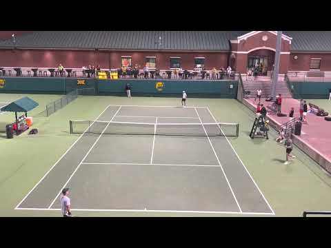 Tadeas Paroulek gets singles win over Texas tech.