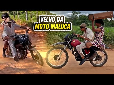 VELHO DA MOTO MALUCA 😂😂😂 E SUA MULHER RESENHA DE MAIS!!