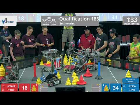 2018 VRC Engr Q185 - 86000A 7842F vs 2235A 4478X - 114 to 98