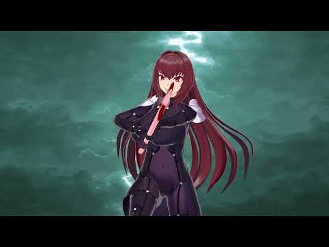 FGOスカサハ自作モデルでモーション作成