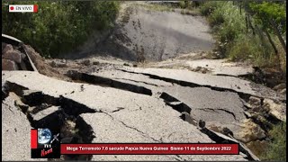 Mega Terremoto 7.6 sacude Papúa Nueva Guinea  Sismo 11 de Septiembre 2022