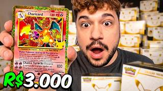 GANHEI UMA CAIXA DE R$2.000 REAIS DE CARTAS DE POKÉMON PRA ABRIR EM LIVE!