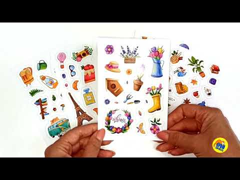 Миниатюра изображения товара Набор наклеек Проф-Пресс Стикеры в стиле акварель / 4620129776493