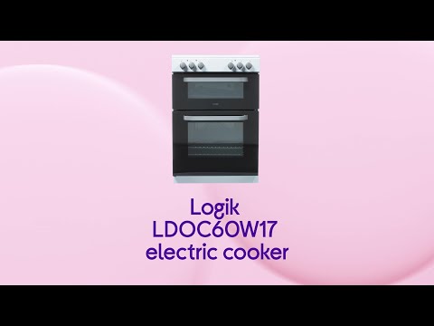 Logik LDOC60W17 Electric Cooker - Black & White - Product Overview