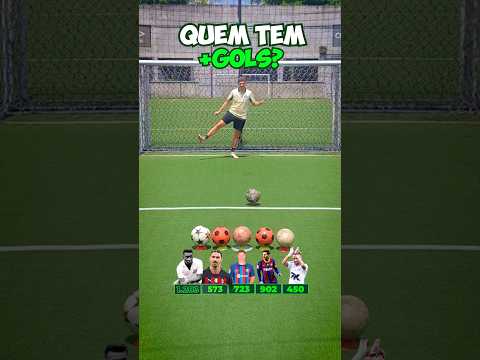⚽️ QUEM CONSEGUE MAIS GOLS? #shorts #futebol #futcerto