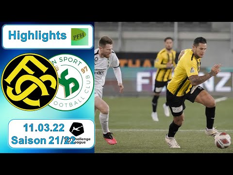 Highlights: FC Schaffhausen vs Yverdon - Sport FC (11.03.22)