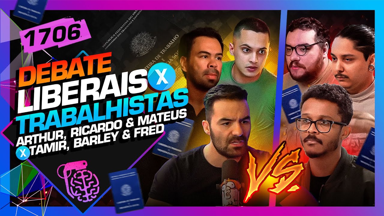 DEBATE: LIBERAIS X TRABALHISTAS -  Inteligencia Ltda. Podcast #1706