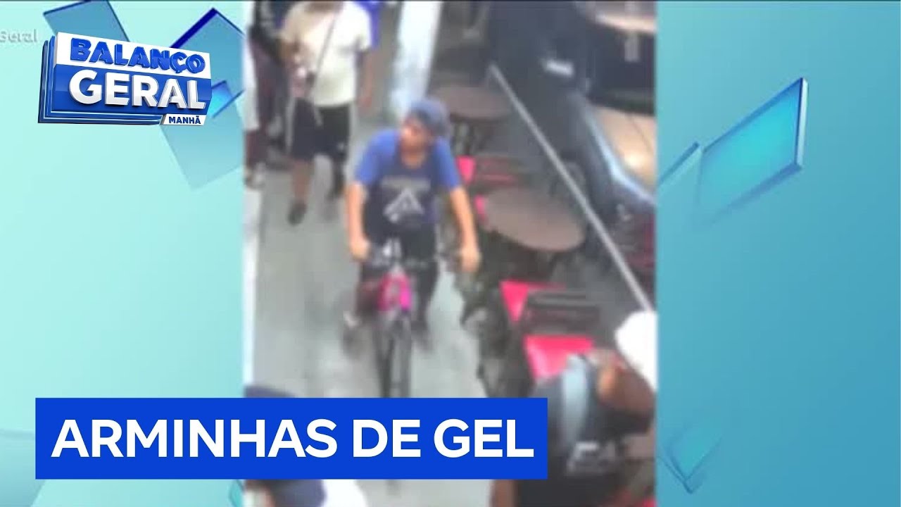 Bando invade tabacaria em São Paulo e atinge funcionário com arma de gel