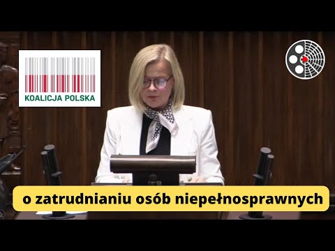 Bożena Żelazowska: Dofinansowanie pracy osób niepełnosprawnych to za mało