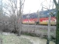 Northfolk Southern Train Passing 01 27 2012 Johnson City