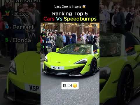 Ranking Cars Vs SpeedBumps🐱‍🏍