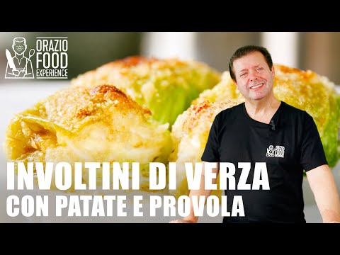 INVOLTINI DI VERZA CON PATATE E PROVOLA - Ricetta semplice e prelibata