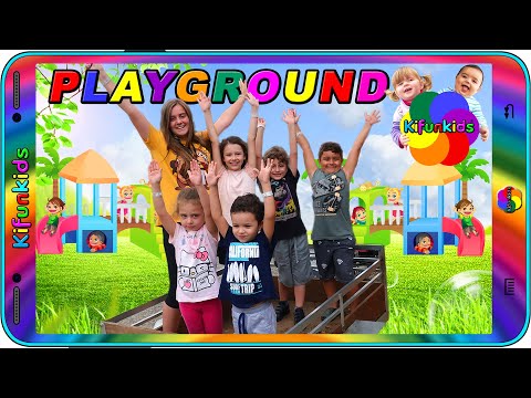 BRINCAR NO PLAYGROUND INFANTIL COM OS AMIGUINHOS BRINCANDO DE MESTRE MANDOU Kifunkids
