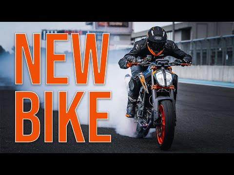 We got a new bike! Yes, it's a KTM. :)