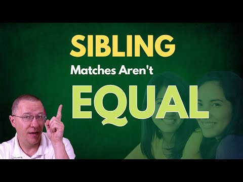 Why Siblings Don't Share the Same Amount of DNA With Matches?