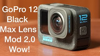 GoPro 12 black with Max Lens Mod 2.0