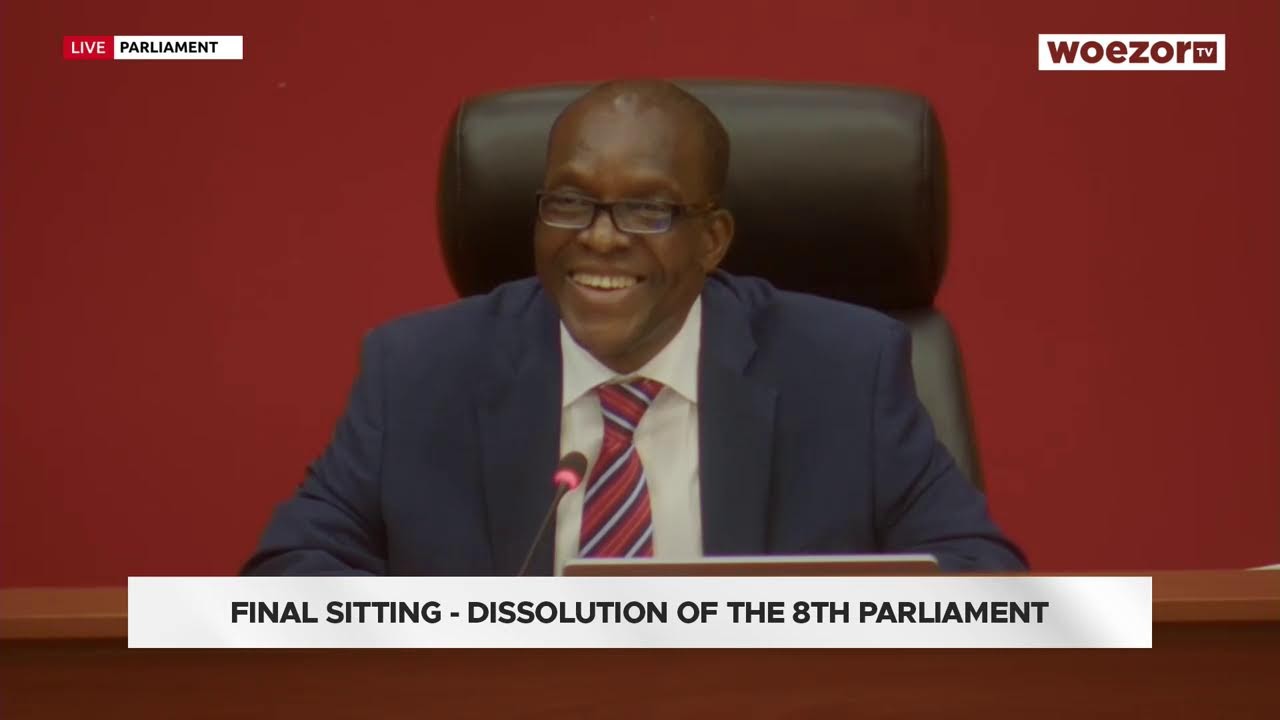 WATCH LIVE:  Dissolution of the Eighth Parliament