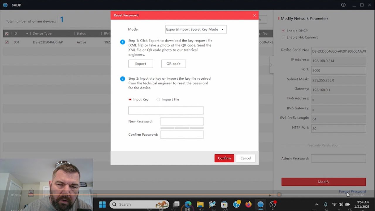 How to Reset Hikvision IP Camera