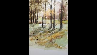 Master Watercolor Forest Painting With These Simple Strokes!