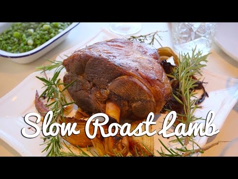 DINNER PARTY RECIPES | Slow Roast Lamb