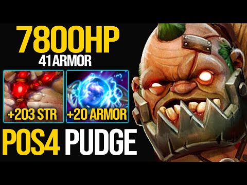 INSANE POS4 PUDGE LV30 WITH 45 FLESH HEAP + EX MACHINA[Tier 5] | Pudge Official