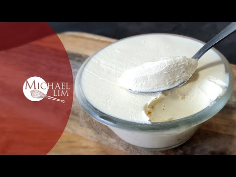 How To Make Mascarpone / Homemade Mascarpone / Michael Lim