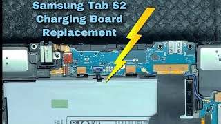Samsung Tab S2 (T819) Disassembly & USB Charging Port Replacement - Sostituzione scheda ricarica