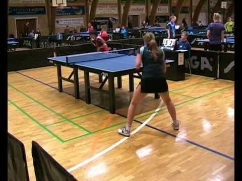 Top12 Damer QiuXia Li, Sjørring Bordtennisklub mod Pernille Agerholm, Rønde 2. sæt