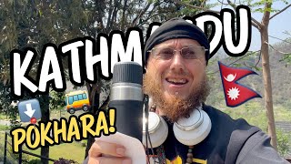 Kathmandu to Pokhara 🇳🇵 | My Scenic Bus Journey & Hotel Arrival