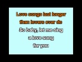 Bonnie Tyler - If I Sing You A Love Song - Karaoke ...
