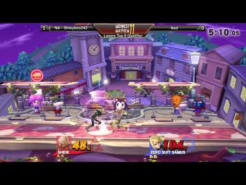 Midwest Mayhem 11 LOSERS TOP 8: NA l Sinnyboo242 (Sheik) vs. Ned (Cloud)