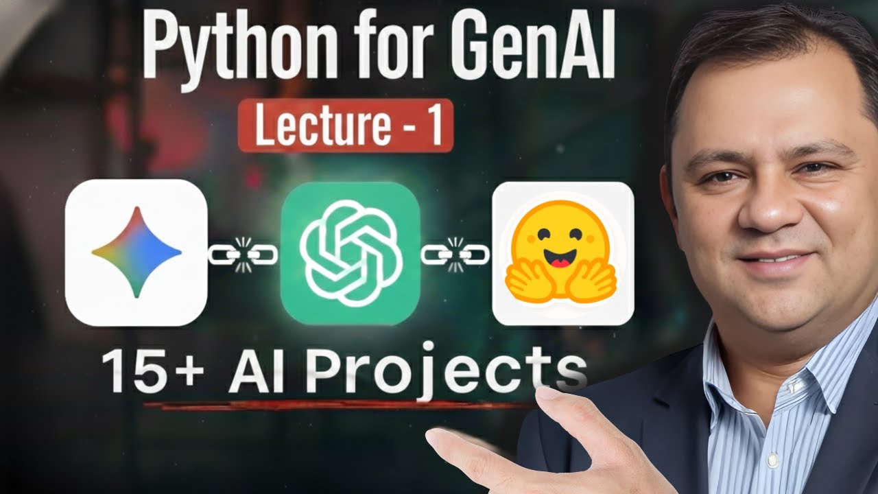 Python for Generative AI || Lecture 1: Step-by-Step Learning to Build AI Models