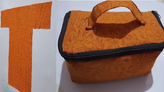 Makeup Box-Makeup Box Cutting & Stitching-Makeup Box Making At Home-Organizer Box