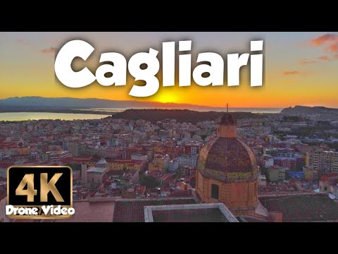 Cagliari, Sardinia, Italy Cinematic Epic 4K Drone