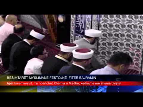 BESIMTARËT MYSLIMANË FESTOJNË  FITER BAJRAMIN  TEMA TV  28 KORRIK 2014