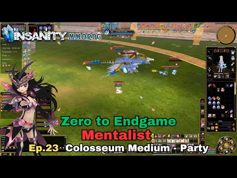 Insanity FlyFF - ZTE Mentalist Series Ep.23 - Colosseum Medium - Party