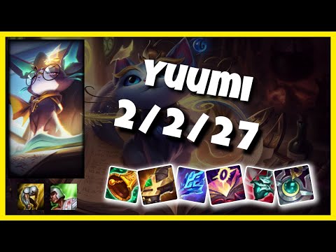 Yuumi 11.5 Gameplay Challenger Replay S11 Support (2/2/27) - EU