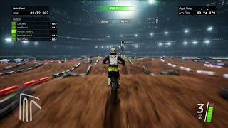 Monster Energy Supercross Gameplay - Xbox One X 4k Gameplay