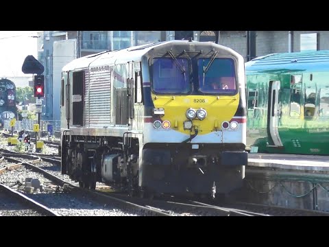 NIR 201 Class Loco Number 8208 - Connolly Station, Dublin