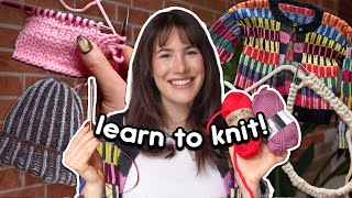 Learn To Knit In 2026! *Everything* A Beginner Needs To Know To Get Started!