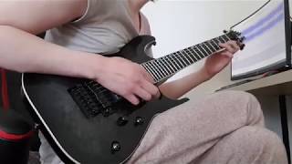 Video AIKA - czech female guitarist shredding to BTR