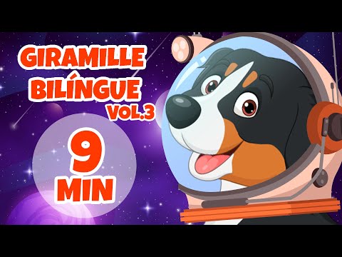 Giramille Bilíngue Vol. 3 - Giramille 9 min | Desenho Animado Musical